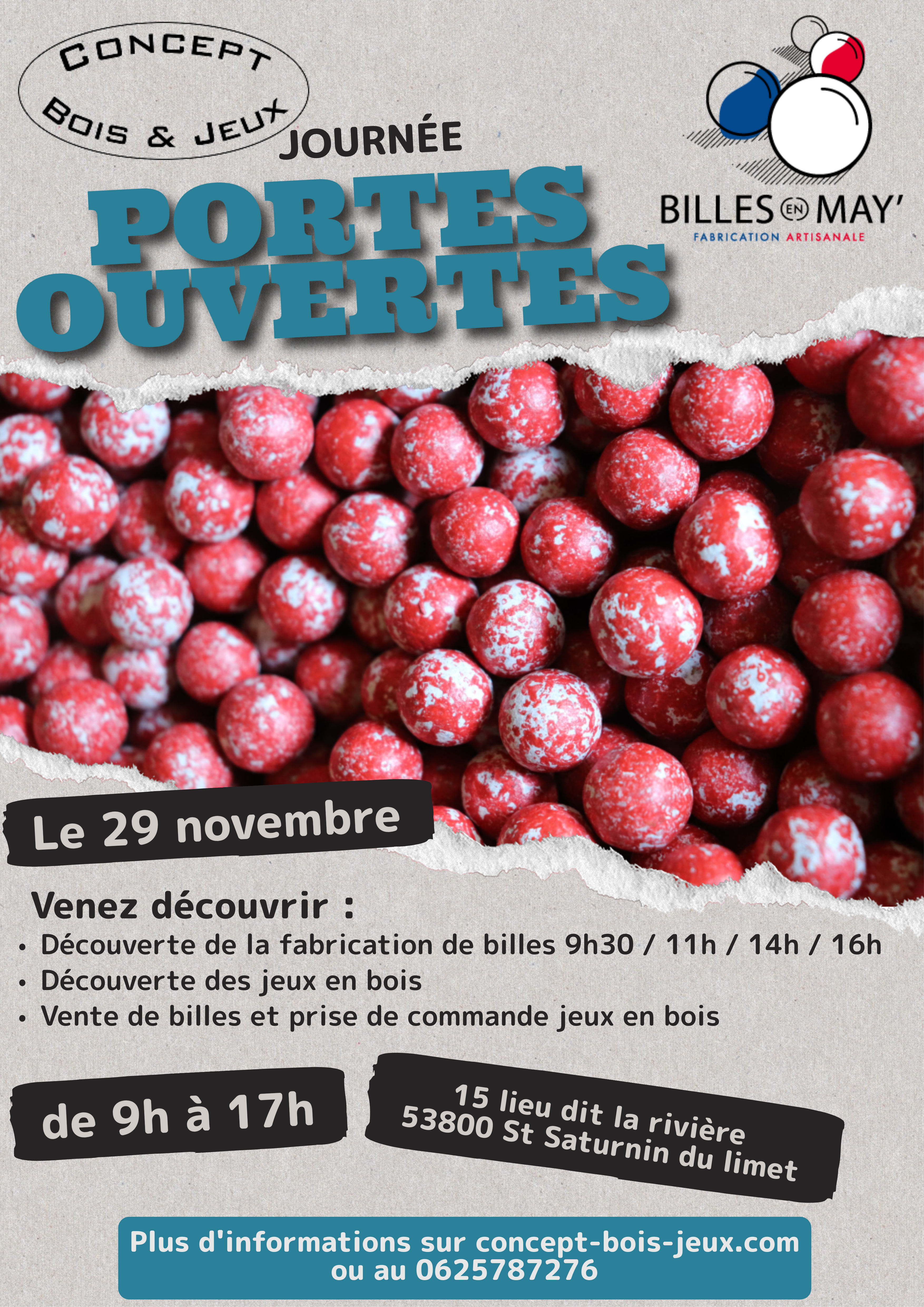 Porte ouverte le 29 novembre